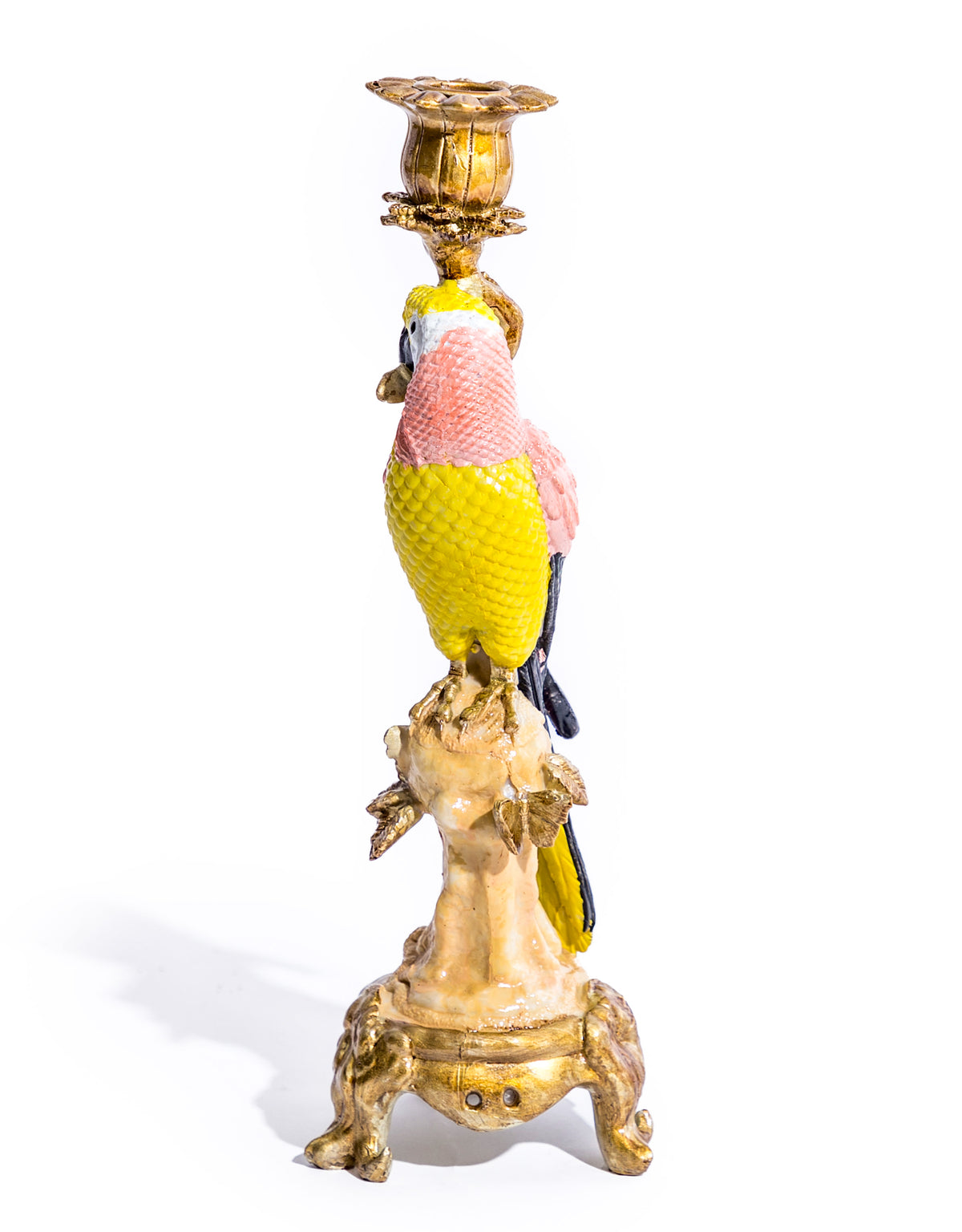 Antiqued Ornate Parrot Candle Holder - RM74