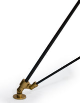 Black and Brass Large Tripod Table Lamp - BAR25