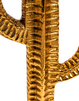 Aluminium Gold Cactus Candelabra - BAR21