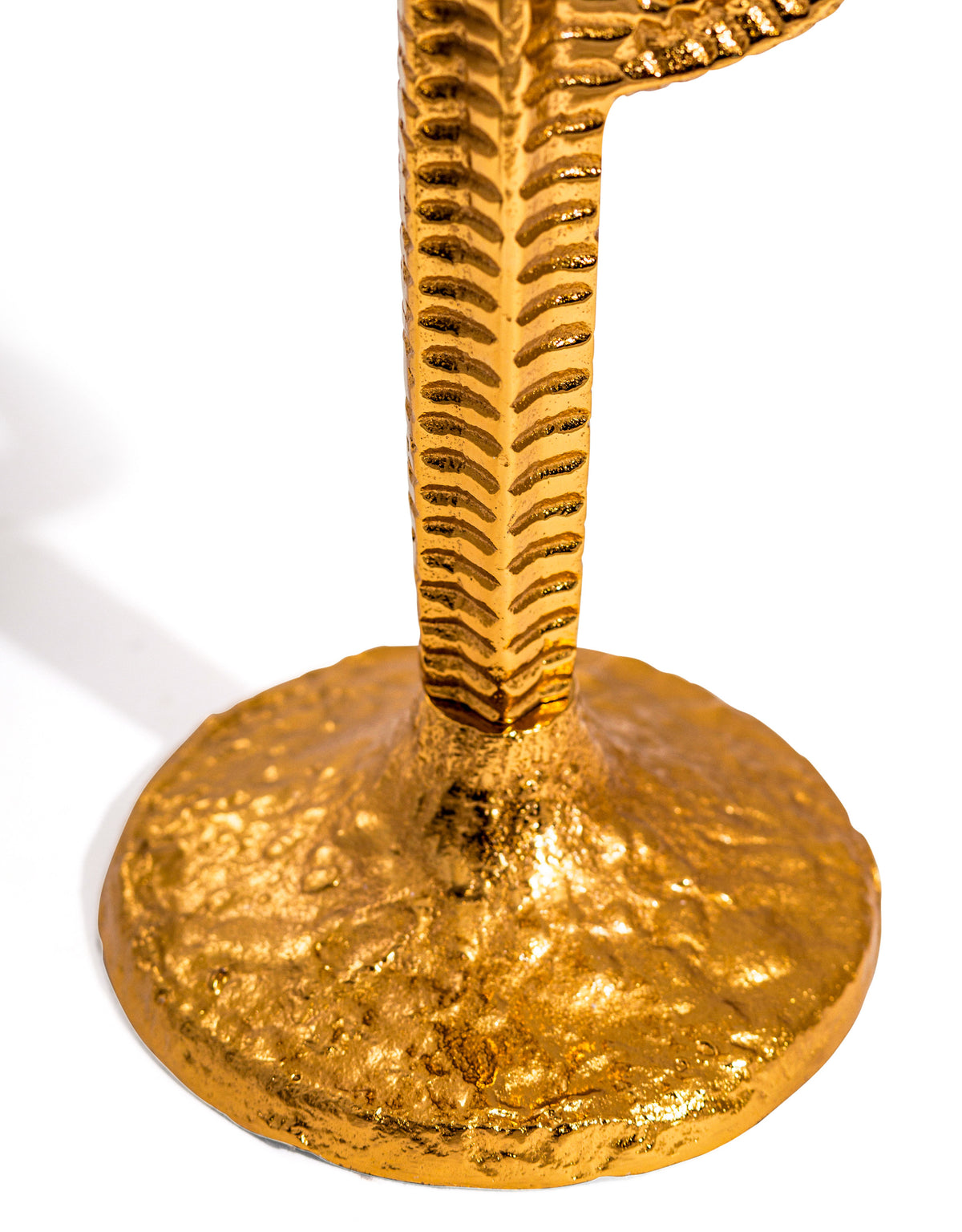 Aluminium Gold Cactus Candelabra - BAR21