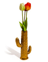 Aluminium Gold Cactus Stem Vase - BAR22