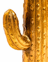 Aluminium Gold Cactus Stem Vase - BAR22
