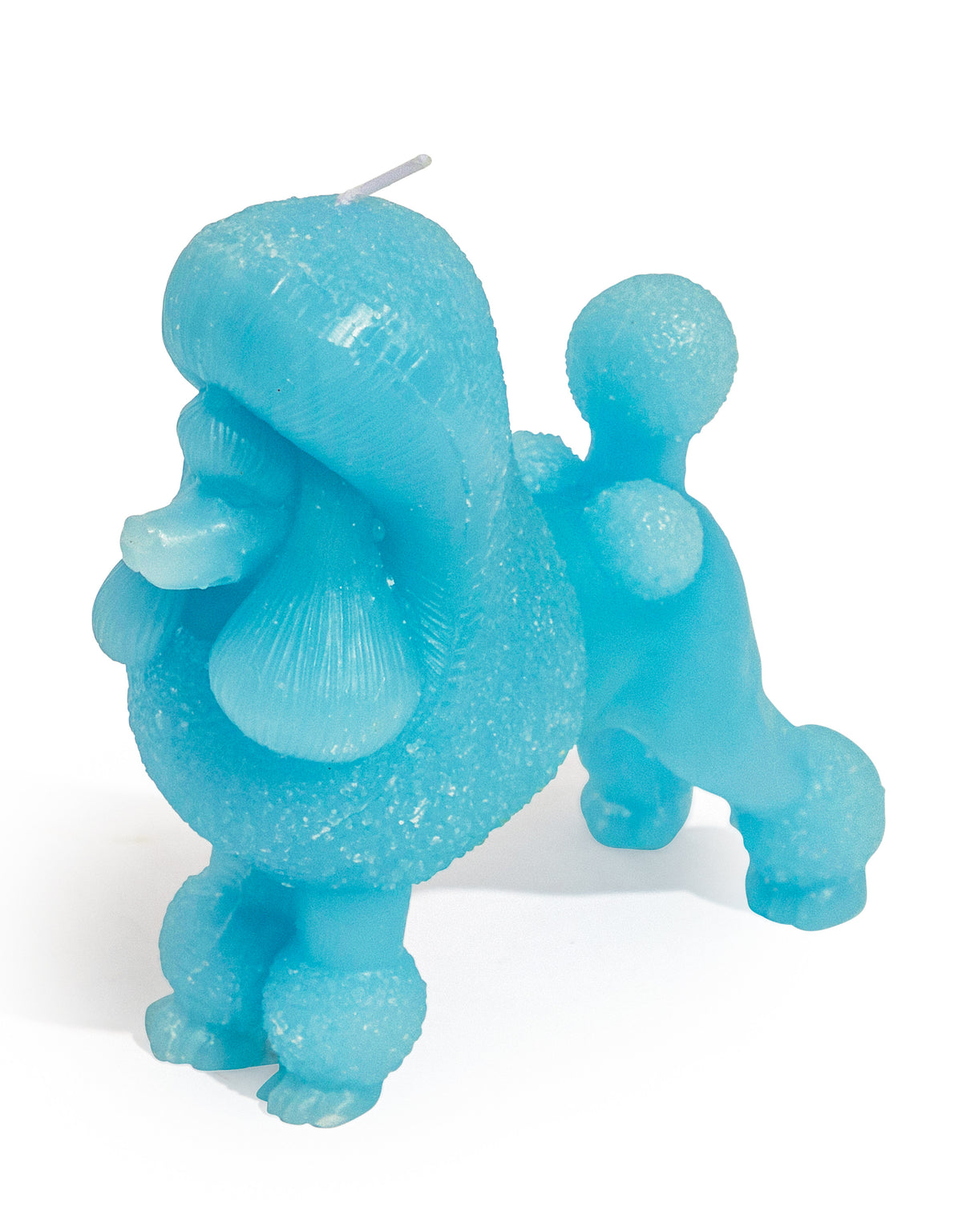 Light Blue Poodle Candle - CCC12