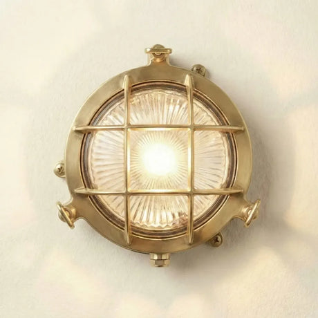 solid brass porthole bulkhead g9 mini 120mm x 60mm