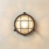 solid brass large porthole bulkhead antique brass