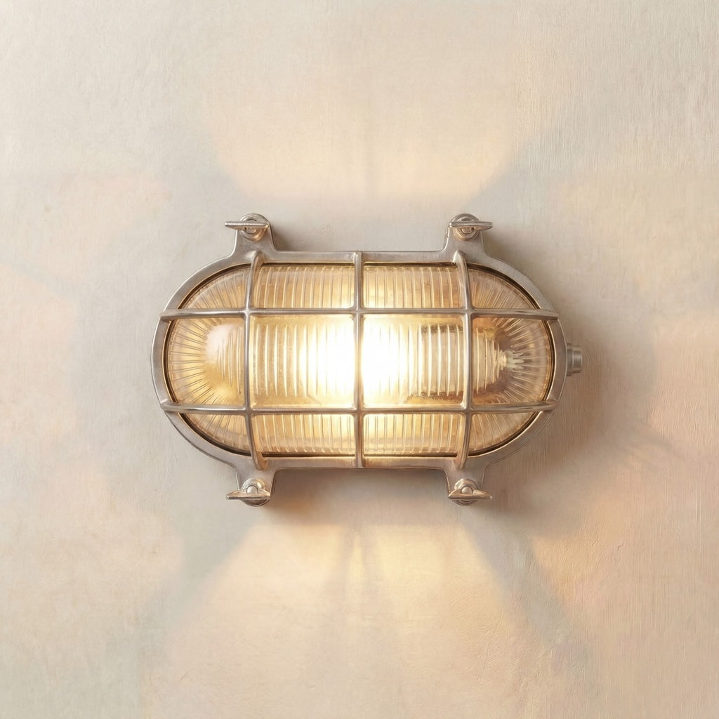 solid brass bulkhead standard large 120mm x 225mm satin nickel