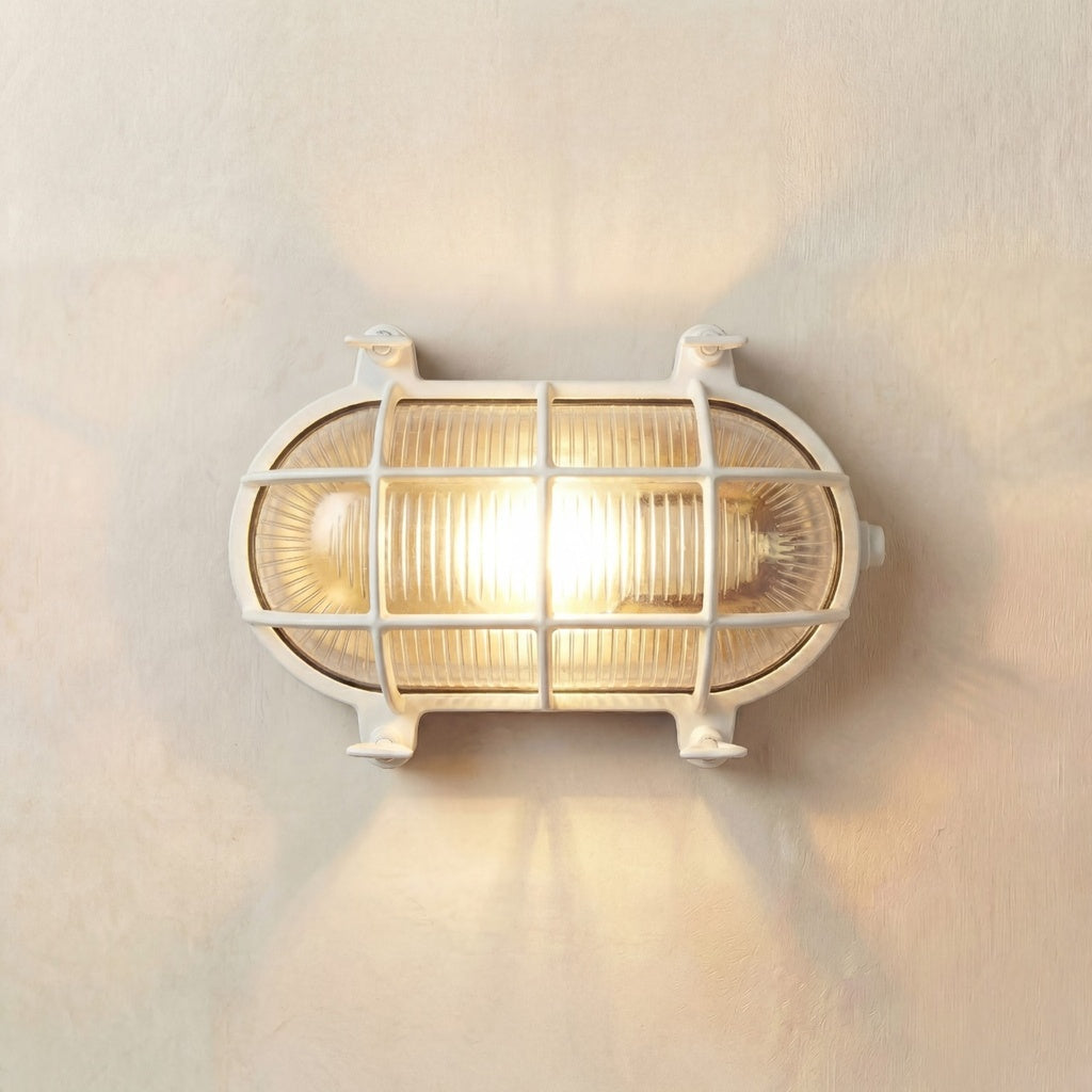 solid brass bulkhead standard large 120mm x 225mm white
