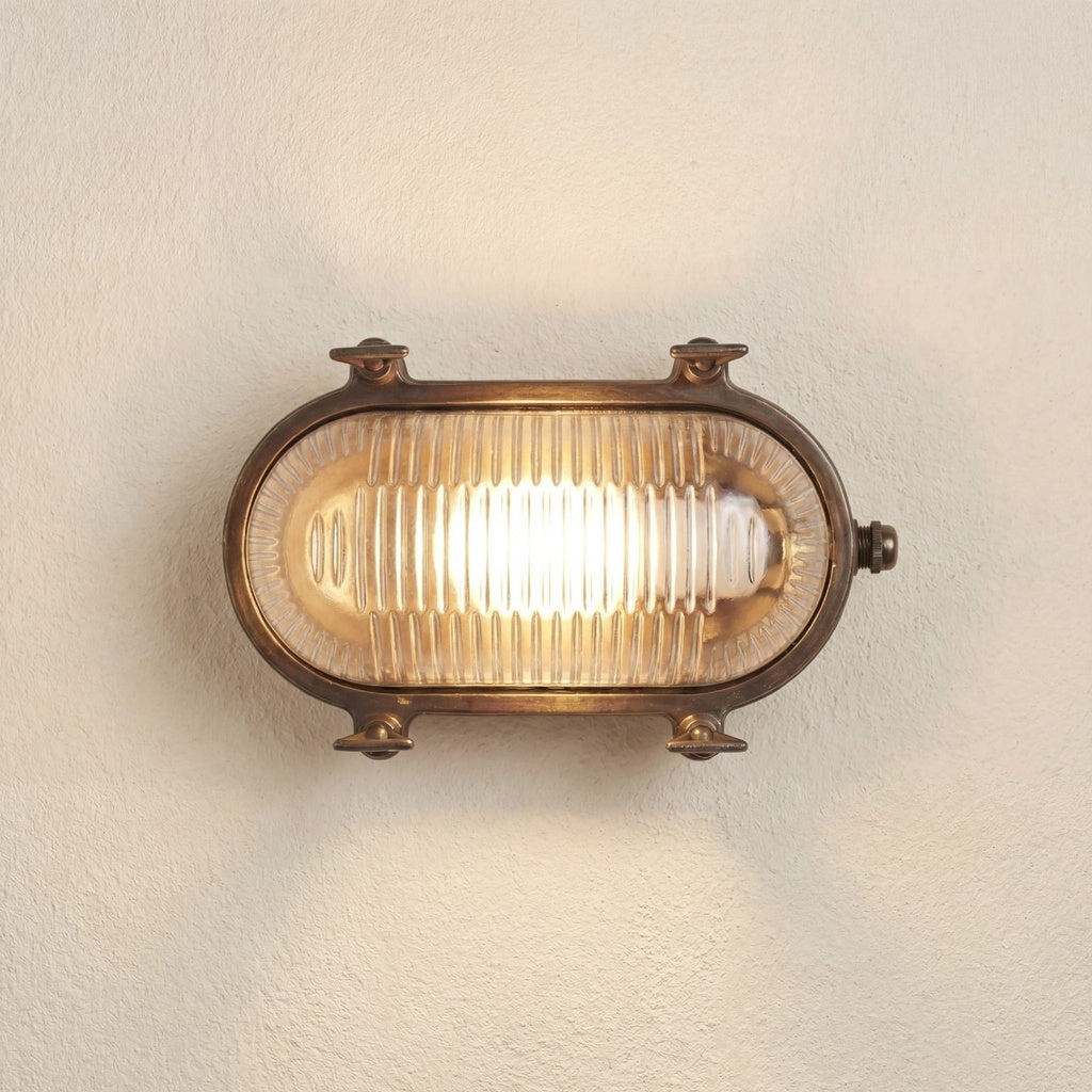 navigator solid brass decorative eyelid bulkhead antique brass