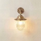 Navigator Goose Neck Wall Lantern Plain - Raw Brass