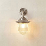 Navigator Goose Neck Wall Lantern Plain - Satin Nickel