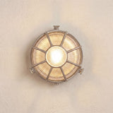 Grand Capstan solid brass extra large radial porthole satin nickel
