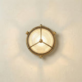 navigator solid brass large trident bulkhead raw brass