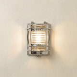solid brass navigator wall light mirror nickel