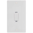 Selectric Smooth 2 Gang 45A DP Switch