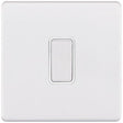 Selectric 5M-Plus Matt White 1 Gang 10A Intermediate Switch with White Insert