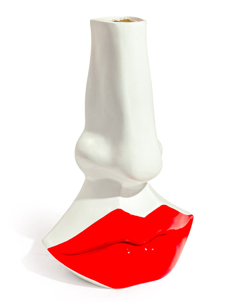 Tall Nose & Lips Vase - DVM58