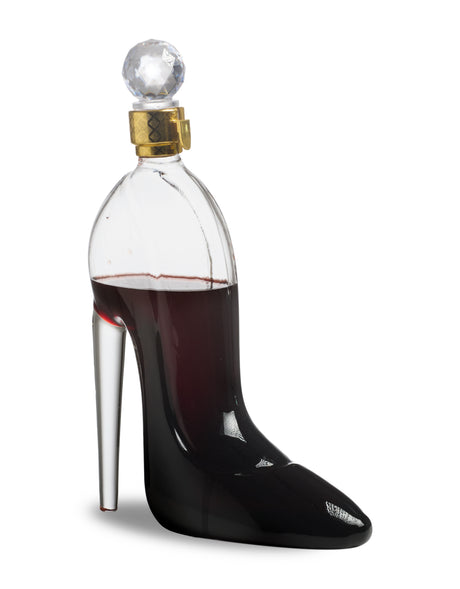 Clear Glass High-Heel Shoe Decanter 750ml - GW157