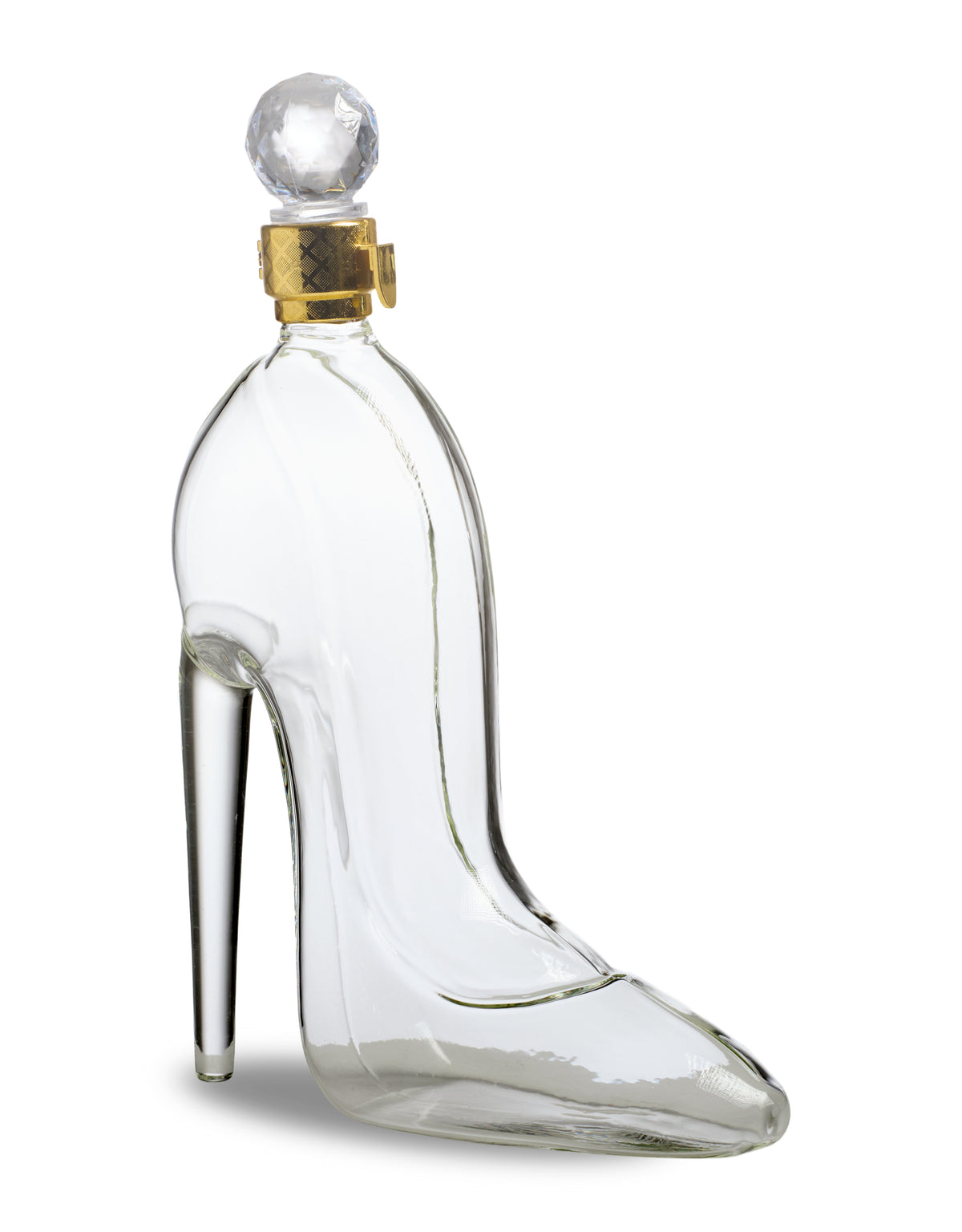 Clear Glass High-Heel Shoe Decanter 750ml - GW157
