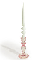 Pink Classic Glass Candle Holder - GW159