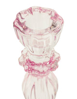 Pink Classic Glass Candle Holder - GW159