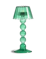 Dark Green Multi Ball Lamp-Style Glass Tealight Holder - GW161
