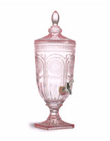 Pink Patterned 3-Litre Glass Drinks Server - GW166