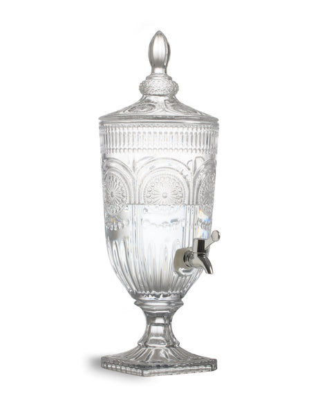 Clear Patterned 3-Litre Glass Drinks Server - GW167