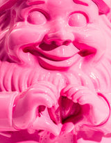 Medium Bright Pink "Heart Hands" Gnome Figure - FL130