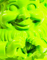 Medium Bright Green "Heart Hands" Gnome Figure - FL133