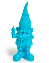 Small Bright Blue "Naughty Gnome" Figure - FL137