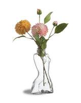 Clear Female Body Glass Stem Vase - GW168