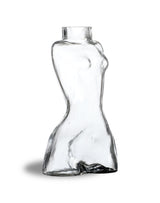 Clear Female Body Glass Stem Vase - GW168