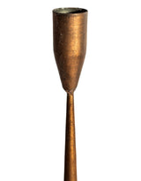 Antique Copper Small Floor Standing Candle Holder - HKL92