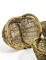 Set of 3 Rustic Woven "Picker" Baskets - PWB11