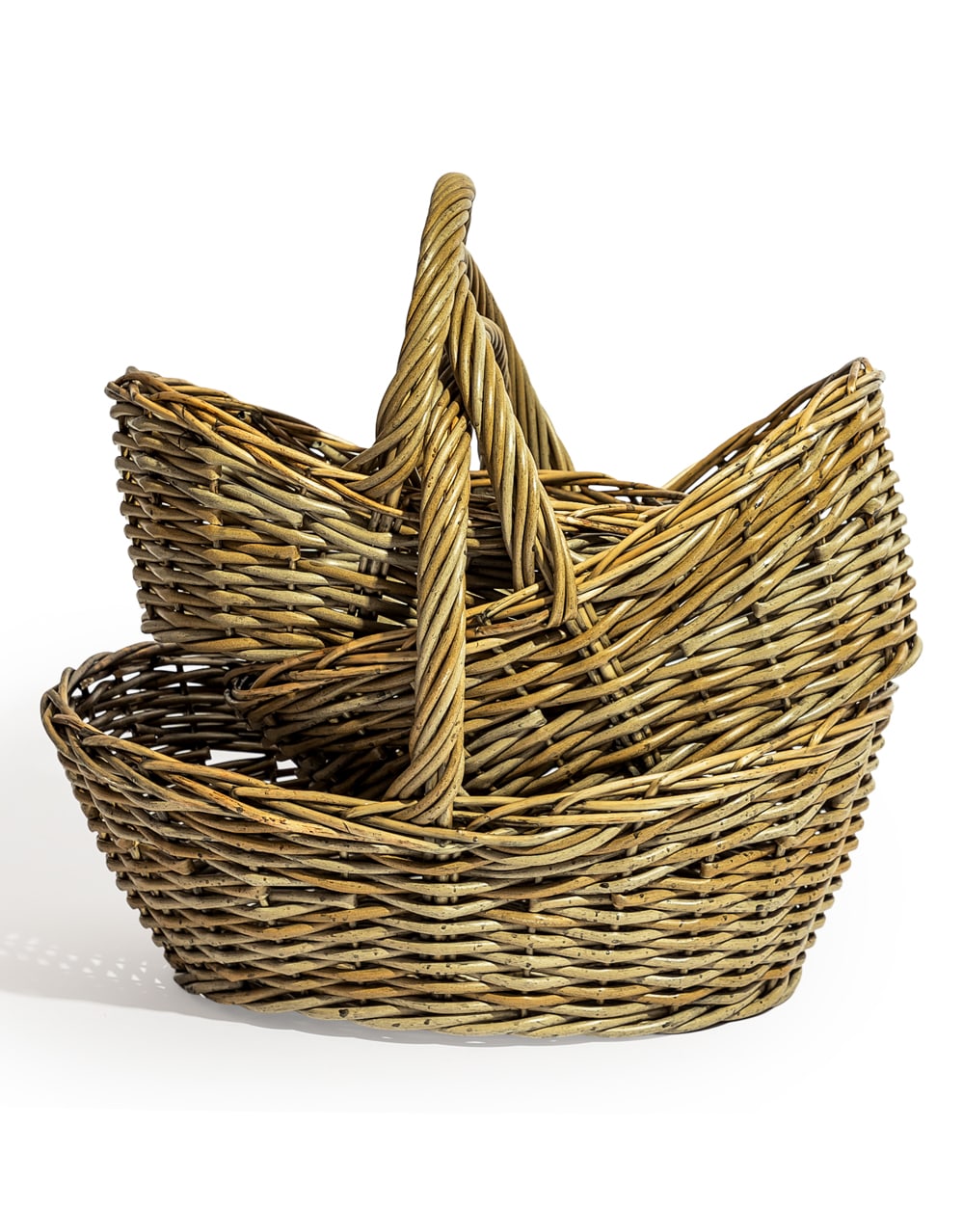 Set of 3 Rustic Woven "Picker" Baskets - PWB11
