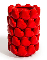 Large Multi Heart Ceramic Vase - JFC23