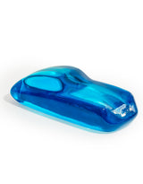 Large Translucent Blue Sports Car Ornament / Paperweight - DVM69