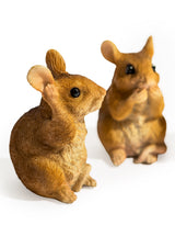 Set of 3 "Hear / Speak / See No Evil" Mice - BD190