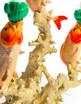 Large 3 Fish on Coral Candle Holder - RM78