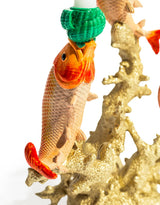Large 3 Fish on Coral Candle Holder - RM78