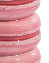 Pink Macaroon Stack Ceramic Stem Vase - CRT137