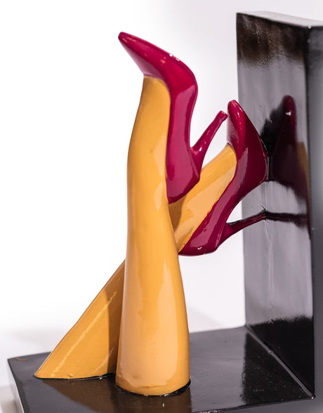Pair of High-Heeled Legs Bookends - CRT141