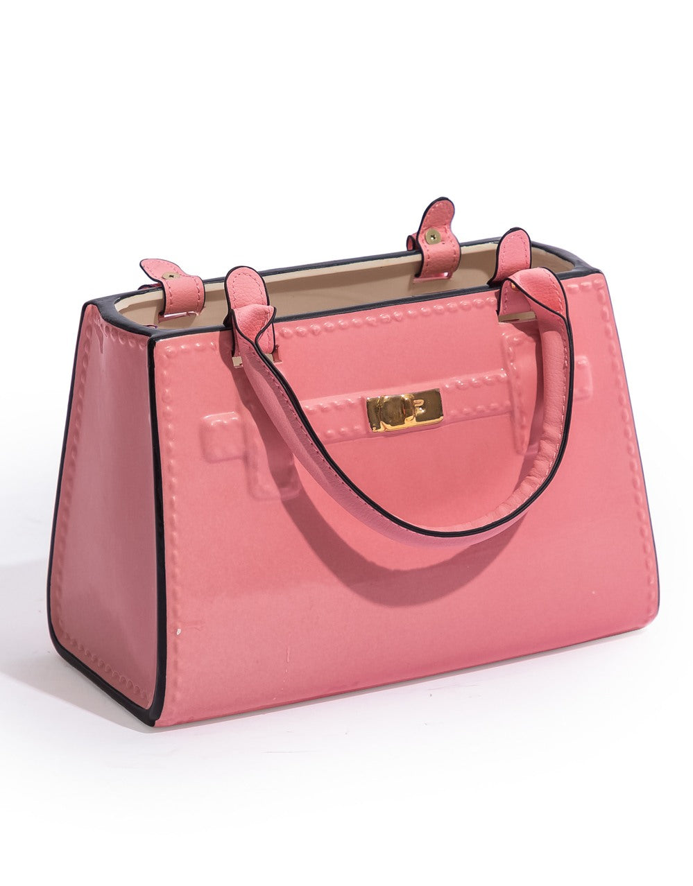 Light Pink Ceramic Handbag Vase - CRT143