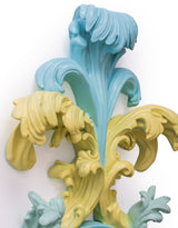 Multi Pastel Coloured Rococo Baroque Wall Mirror - CRT146