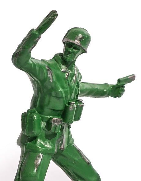 Set of 4 Classic Green Toy Soldier Figures - CRT148
