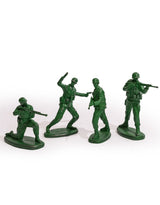 Set of 4 Classic Green Toy Soldier Figures - CRT148