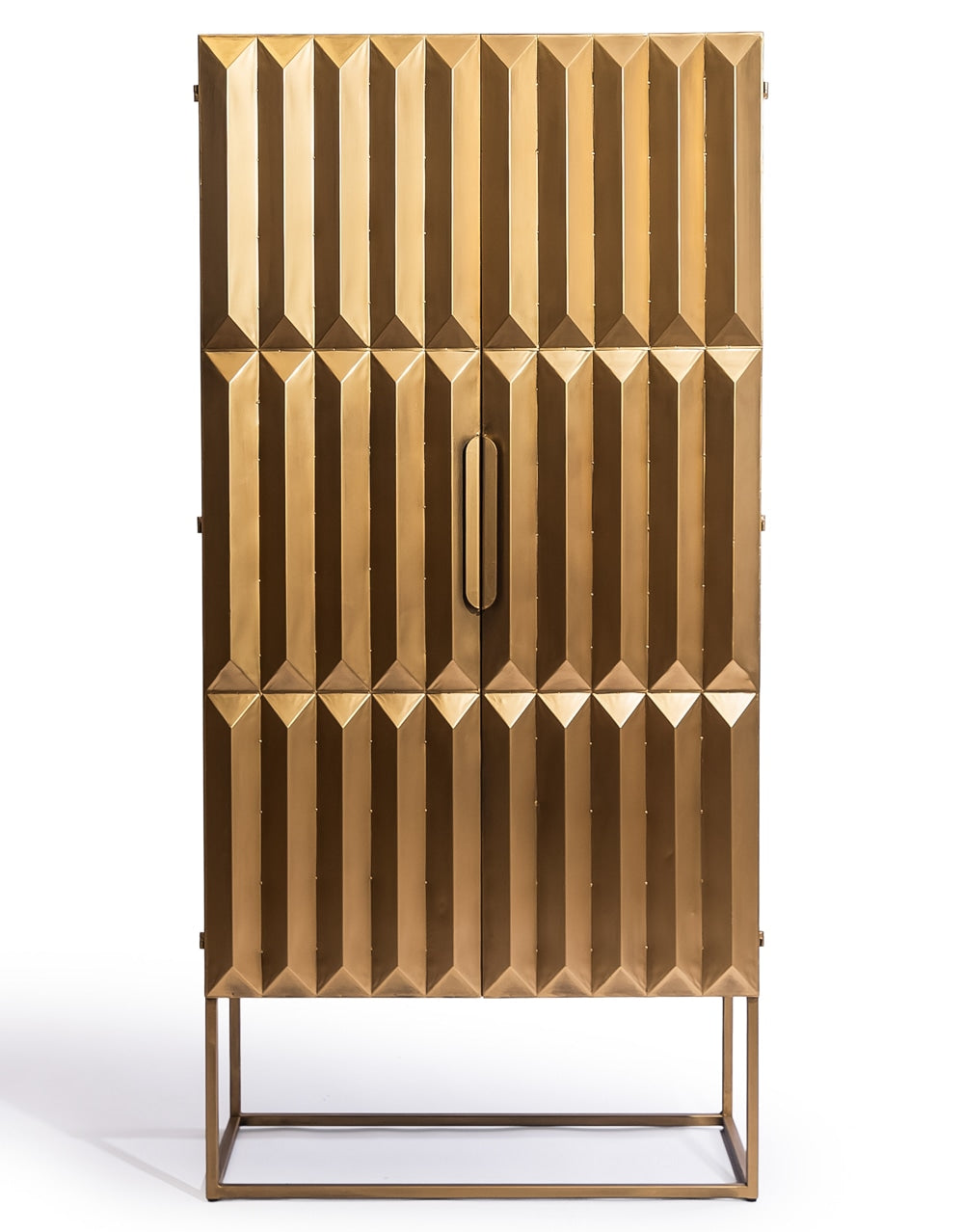 Industrial Gold "Fitzgerald" Extra Large Storage Cabinet - GMF14