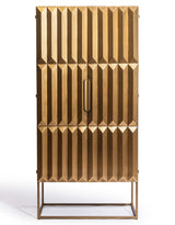 Industrial Gold "Fitzgerald" Extra Large Storage Cabinet - GMF14
