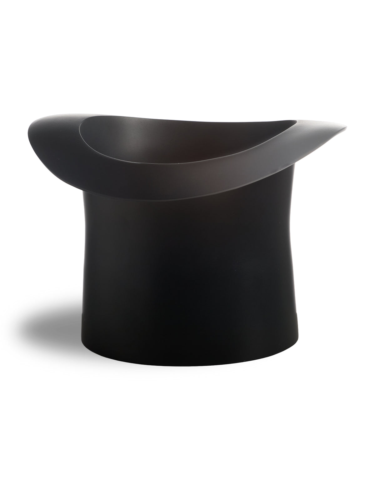 Matt Black Aluminium Top Hat Ice Bucket - AL179