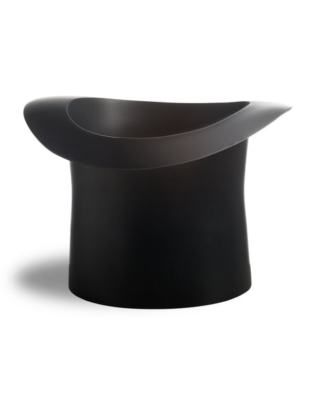 Matt Black Aluminium Top Hat Ice Bucket - AL179